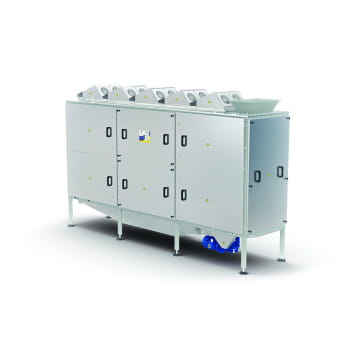 Trockenfutter Bandtrockner - effektive Arbeitslänge 15m