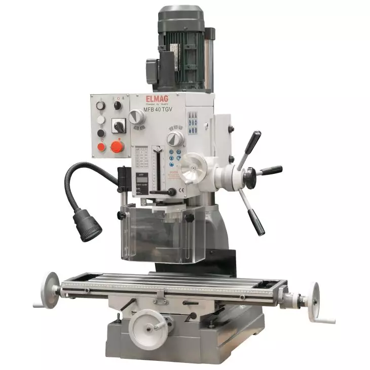ELMAG Milling and Drilling Machine 40 mm – Precision & Performance | Oil Bath Gearbox | Elmag Start Up Service