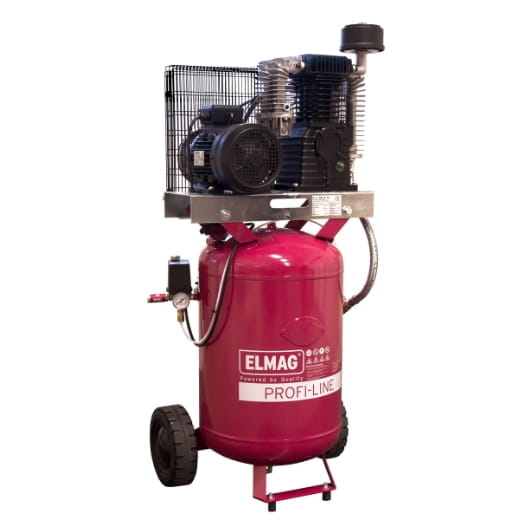 BLE11050 Elmag Kompressor PROFI-LINE PL-V 600/10/100 D (fahrbar, mit Filterregler)