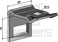 BL28564 Halter für Zinken 65 x 10