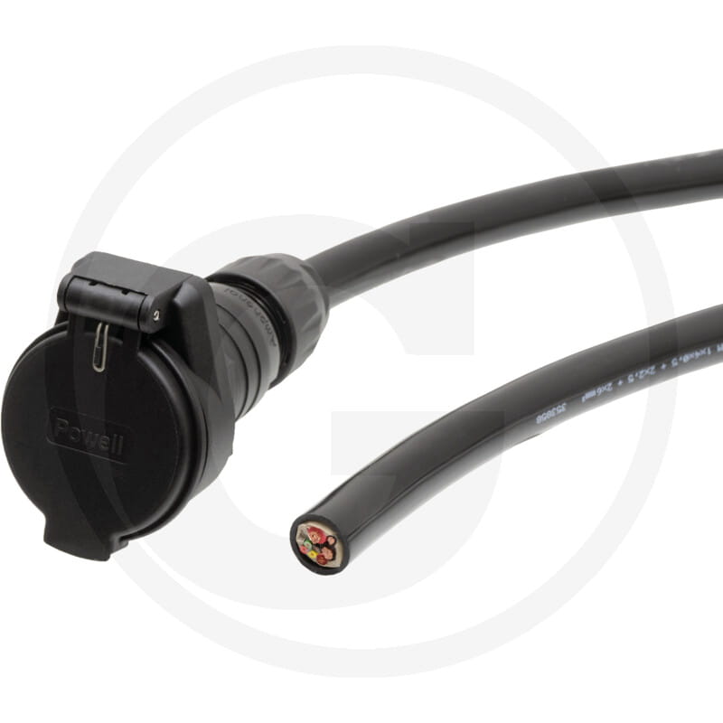 ISOBUS (IBIC) cable 5.0 m | 10.0 mm² | 9 poles - socket + open end