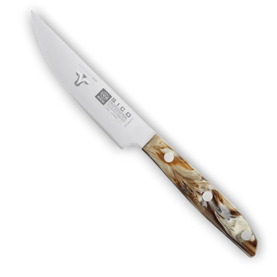messer, kuchenschneider, chefmesser, gezahnt, griff schmuckart