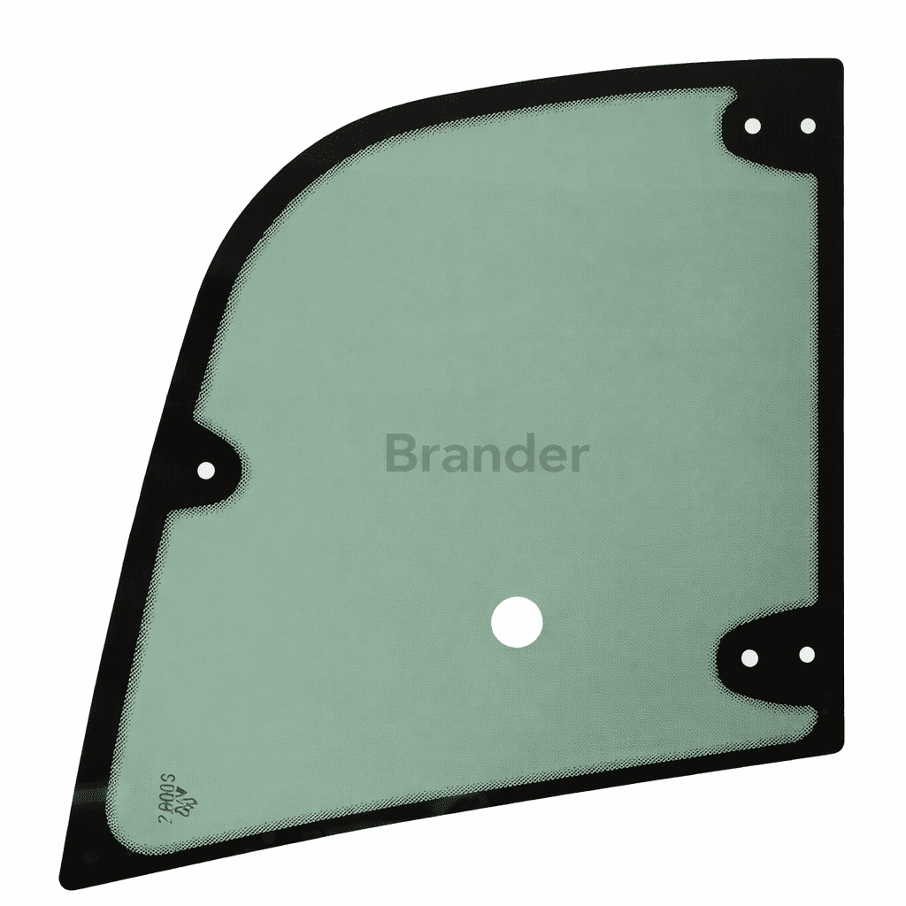 Weidemann door window, top left - cab LK115, LK115-1