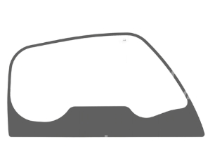 Seitenscheibe rechts - passend zu Weidemann T5522