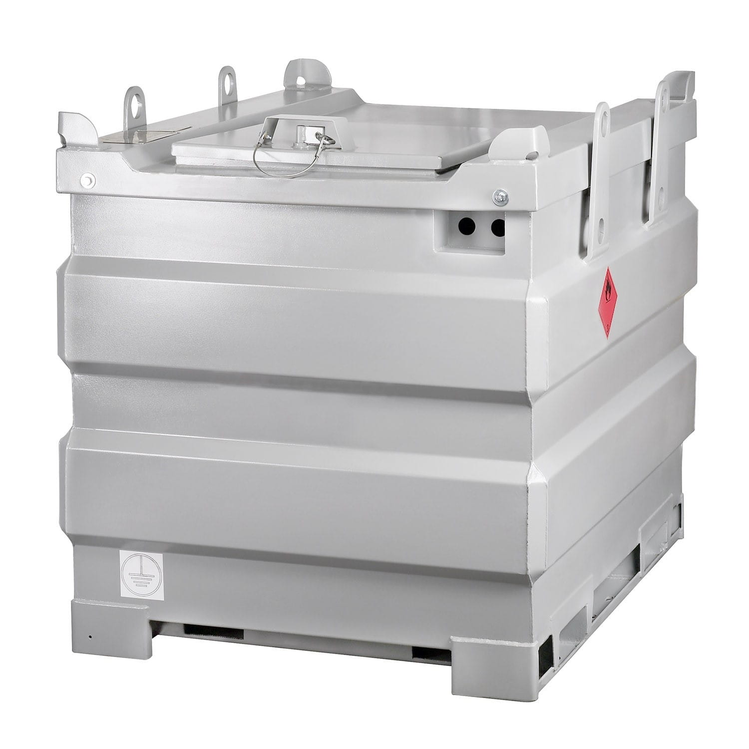 Pressol mobiSTEEL 1000 l Doppelwandtank mit 12 V Dieselpumpe, Digitalzähler & ADR-Zulassung – Mobile Dieseltankanlage