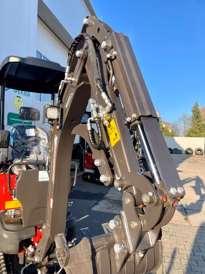 Rhinoceros XN13 Minibagger – Kubota Motor, Schnellwechsler & Baggerdaumen