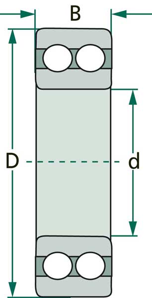 Rillenkugellager 4202