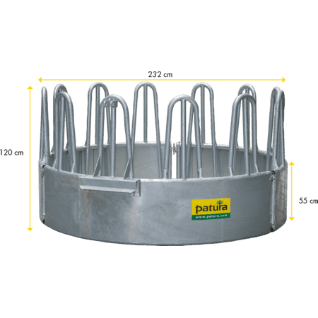 Patura Profi-Rundraufe - 12 Fressplätze