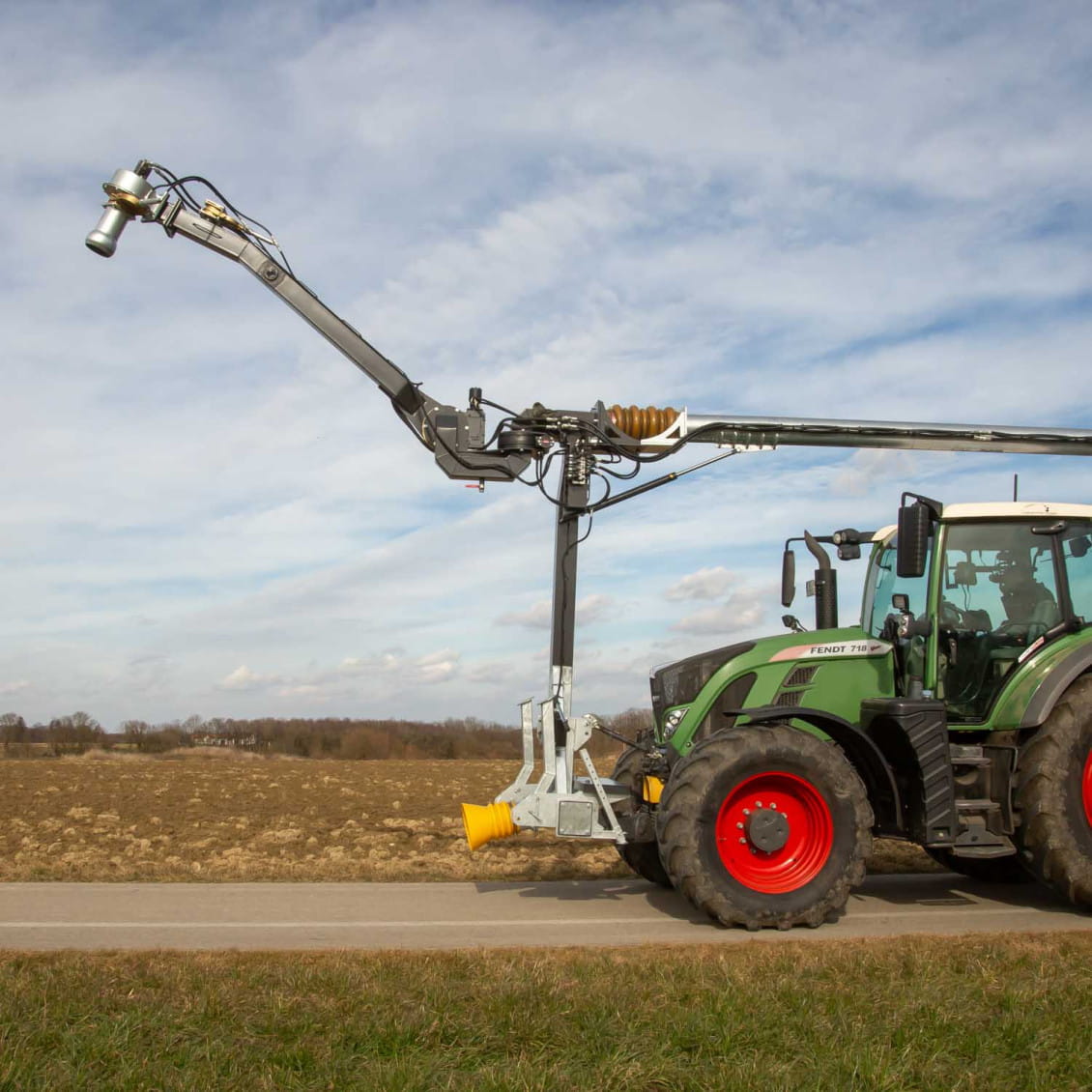 Fliegl Gülle Frontsaugarm mit Dreipunktaufnahme Kat. 2 – Überpumparm