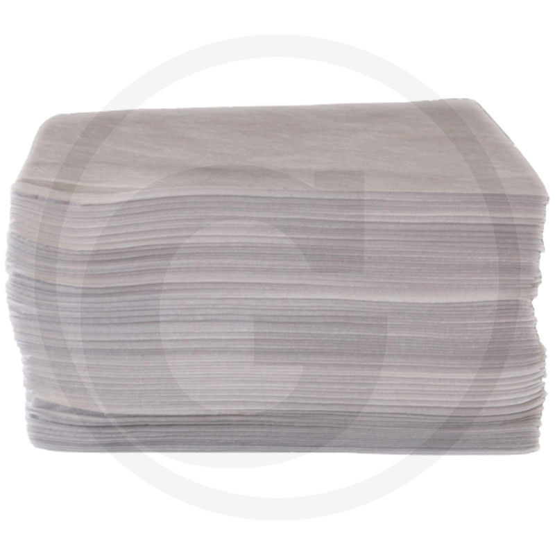 100x Ölbindetücher weiß,  Polypropylen Vlies, 360 g/m² - 400 x 500mm