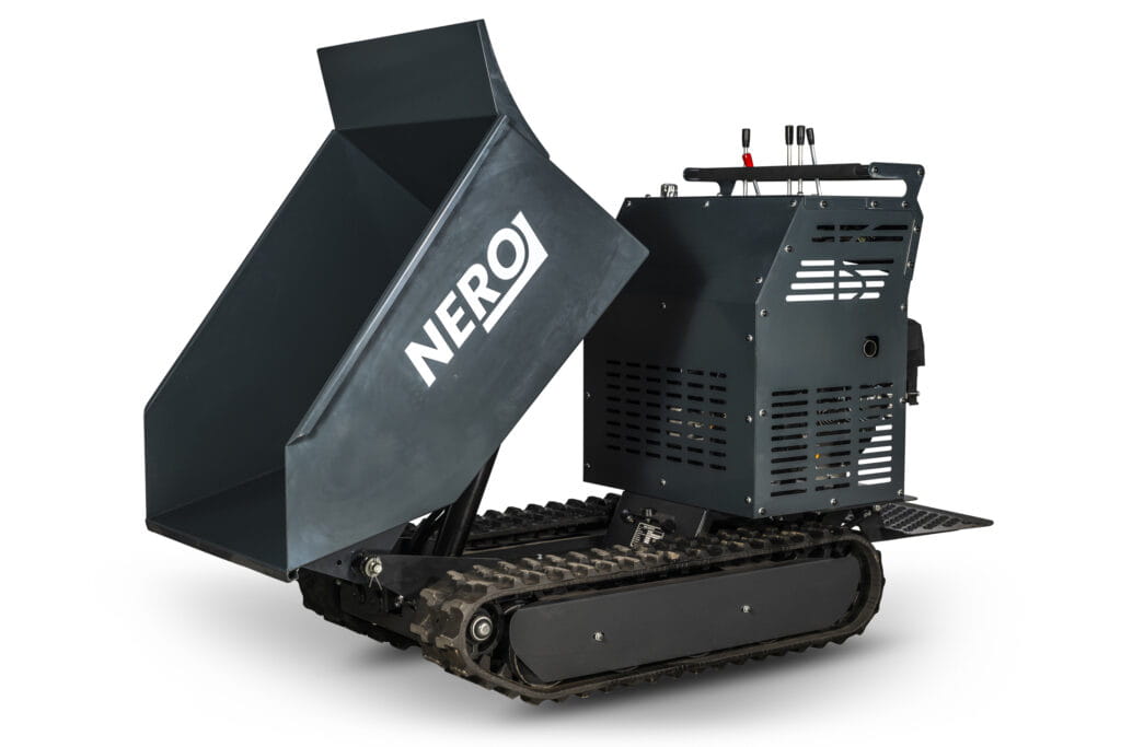 Nero 500 kg tracked dumper – Hydrostatic professional dumper with 9 hp engine