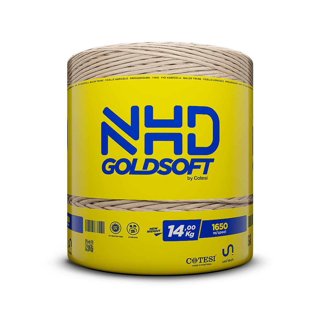 NHD Goldsoft UNI-TECH baler twine – 14 kg high-performance baler twine for large square bales