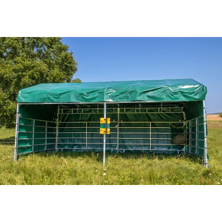 Patura Weidezelt Profi für Pferde - 3,00 x 3,60 x 3,10 / 2,60 m (L x B x H)