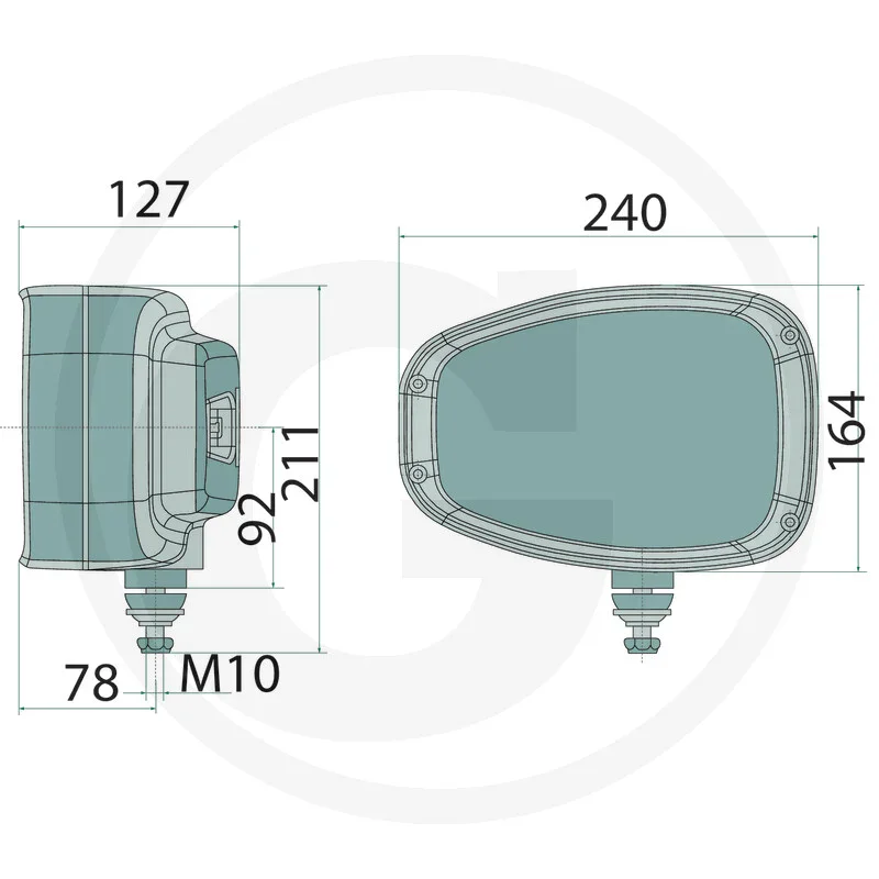 ABL headlight 3830 right