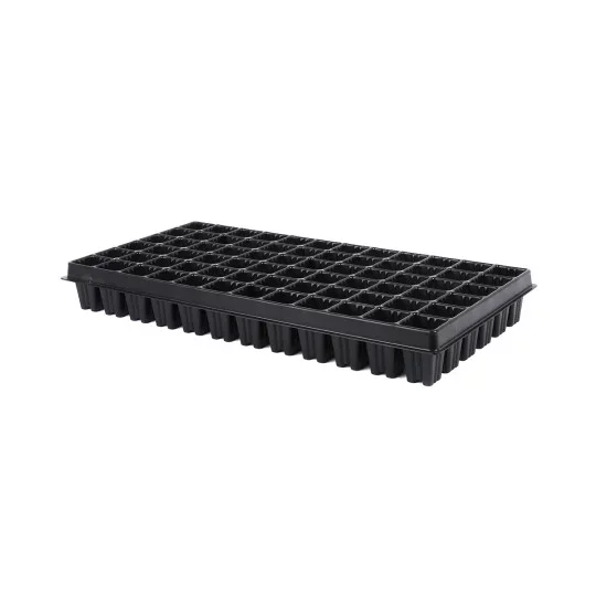 QuickPot Aussaatplatte für Gemüse & kräftige Jungpflanzen - 72 Zellen 39x39x60 mm – Profi Anzuchtplatte