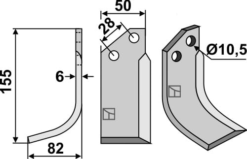 BL4794 Fräsmesser L - passend zu Bertolini 13015