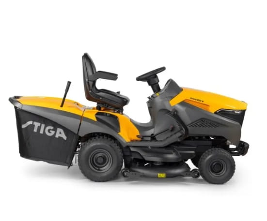 STIGA Estate 9122 W Rasentraktor – 122 cm – 24,3 PS Honda GXV 690 – Mulchkit, Anhängerkupplung & Ladegerät