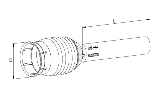 Walterscheid PHG protective half outer P600 - 1000mm