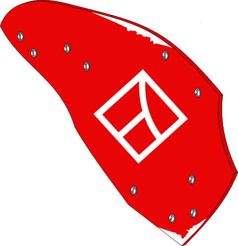 BL30810 Streichblech-Hinterteil - 12“ R - passend zu Kverneland KK063263