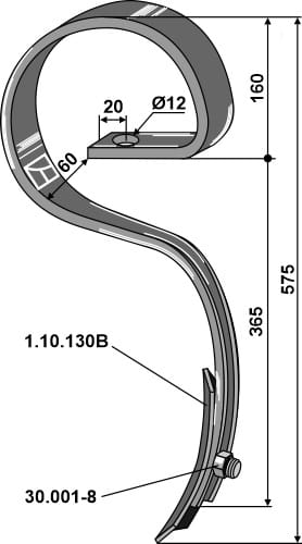 BL28425 Kultureggenzinken - passend zu Dal-Bo 27481 / HE-VA 0422120 / Doublet-Record 042-2120