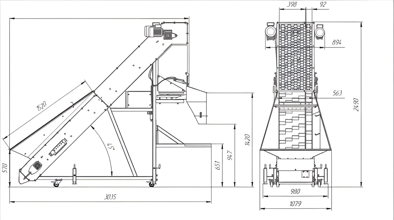 Absack- und Wiegemaschine 2,5–30 kg – Kartoffel, Gemüse & Obst | Dosiermaschine