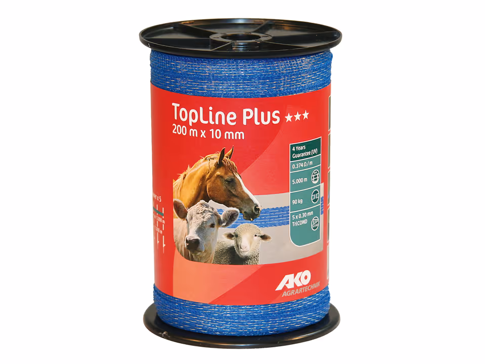 Band Top Line Plus 200m, 10mm 5x0,30 TriCond ,blau