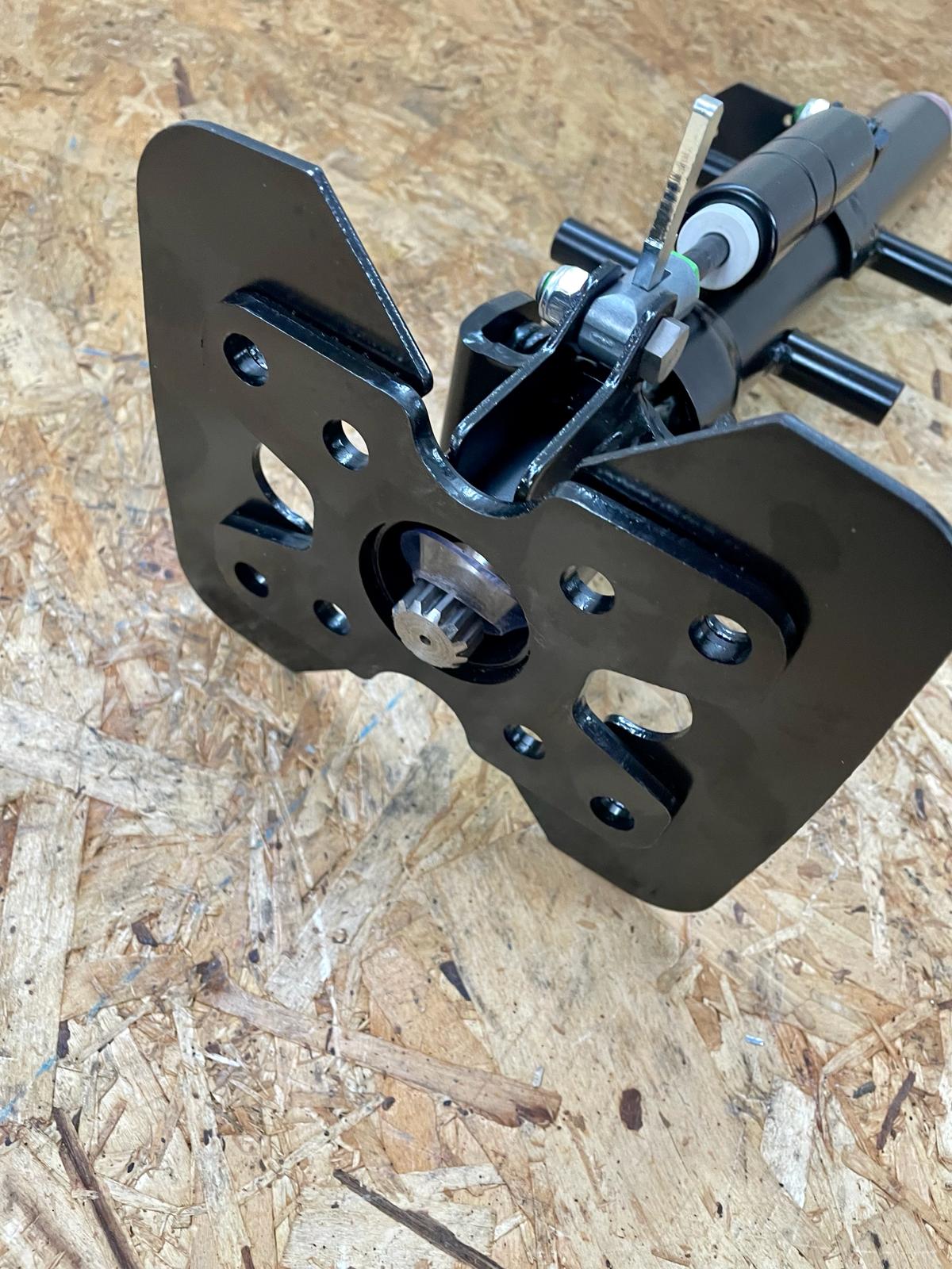 Weidemann steering console with adjustable damper