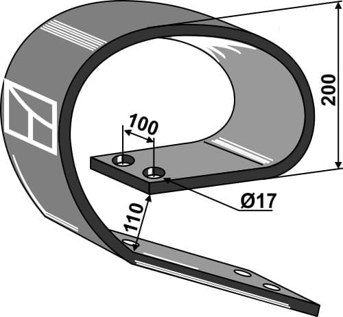 BL28741 Blattfeder 150x16 - passend zu Köckerling Vario 506207