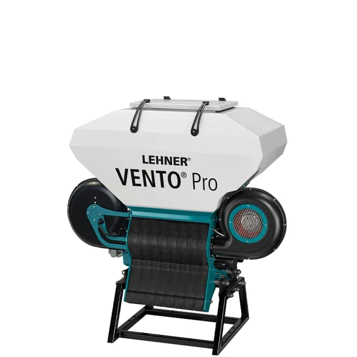 LEHNER VENTO® PRO Pneumatik-Schlauchstreuer 120 – Profi Streuer mit 2 Gebläsen & bis 42 m Arbeitsbreite