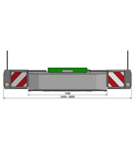 Bressel und Lade Front - / und Heckgewicht mit Staufach