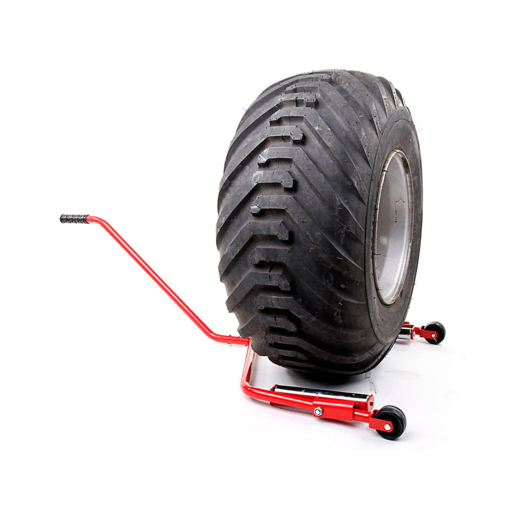 Tire transport device for truck wheels up to 135 kg