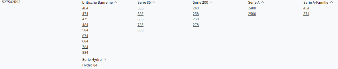 Master brake cylinder - suitable for Case 527542R92