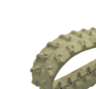 NON Marking rubber track 150X72X37 A2 - gray