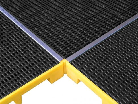 EMP Edelstahl-Verbindungsprofil für 120 Liter Plattformen | breit: 750 x 40 x 35 mm