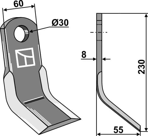 BL28079 Y-Messer - passend zu Moreau BT298