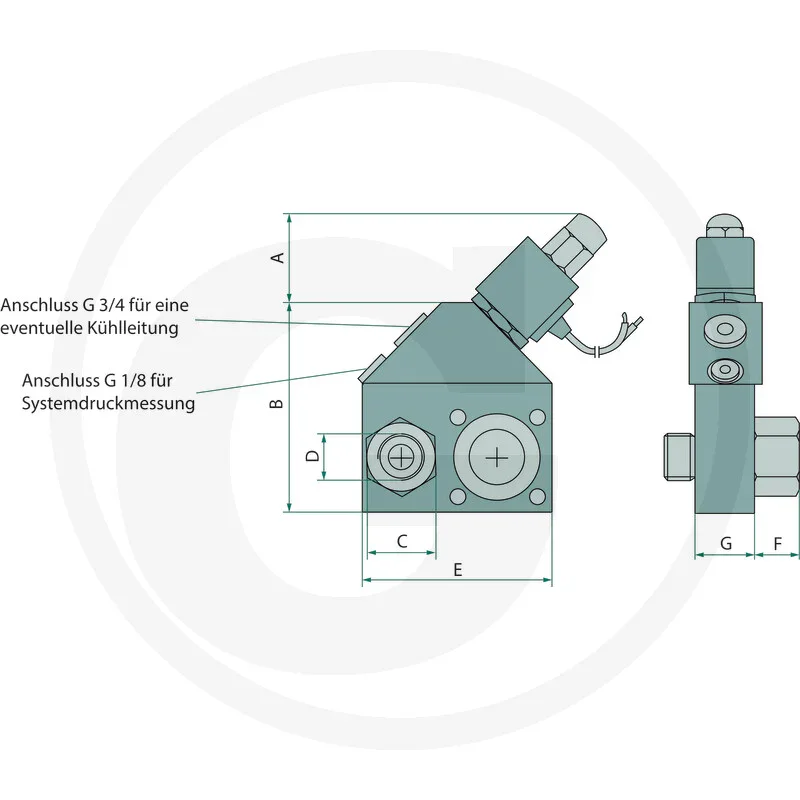 By-Pass-Ventil SBP-1-M-12V