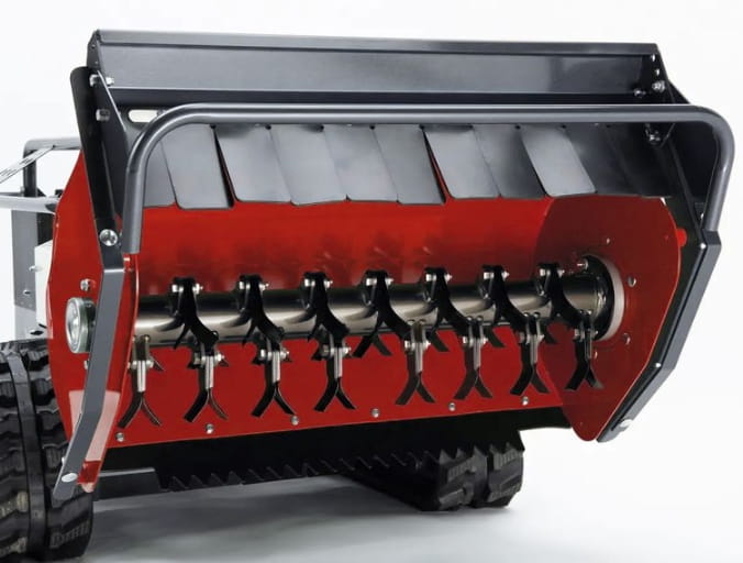 Herkules Raupen Schlegelmäher mit Fernsteuerung – 80 cm Böschungsmulcher mit Elektrofahrantrieb