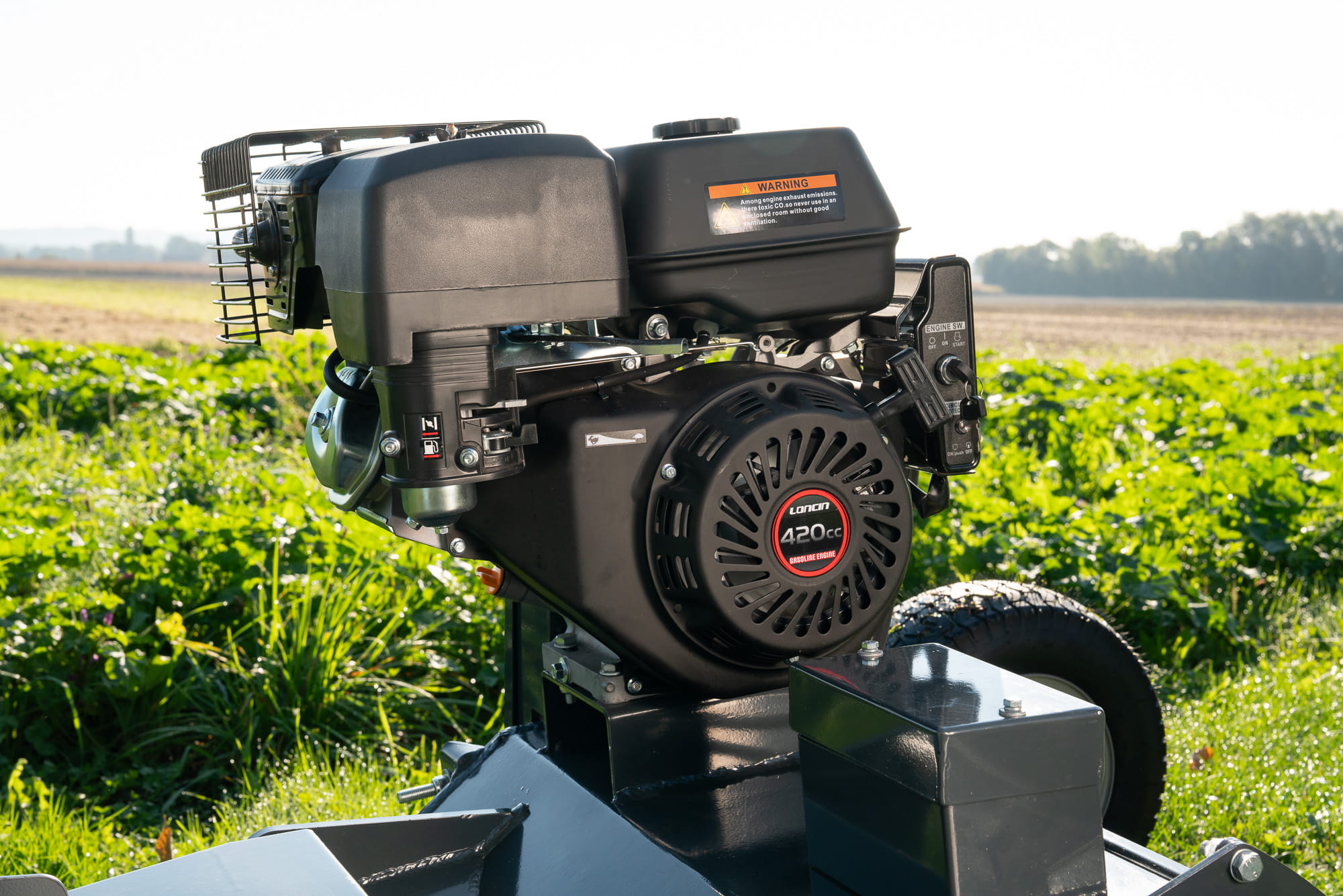 Nero Schlegelmulcher mit 15 PS Benzinmotor – für ATV, Quad & Traktor
