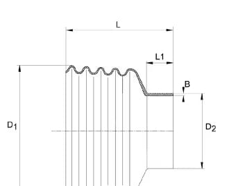 Walterscheid SC21 protective funnel - 190x165mm / 99mm