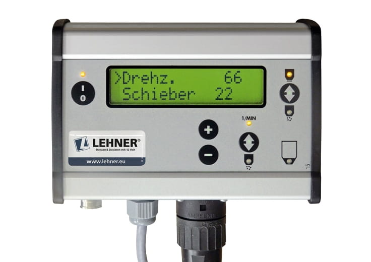 LEHNER TUBARO® 170 Heckstreuer für Walzen – Profi Splitt- & Sandstreuer für Asphaltverdichtung