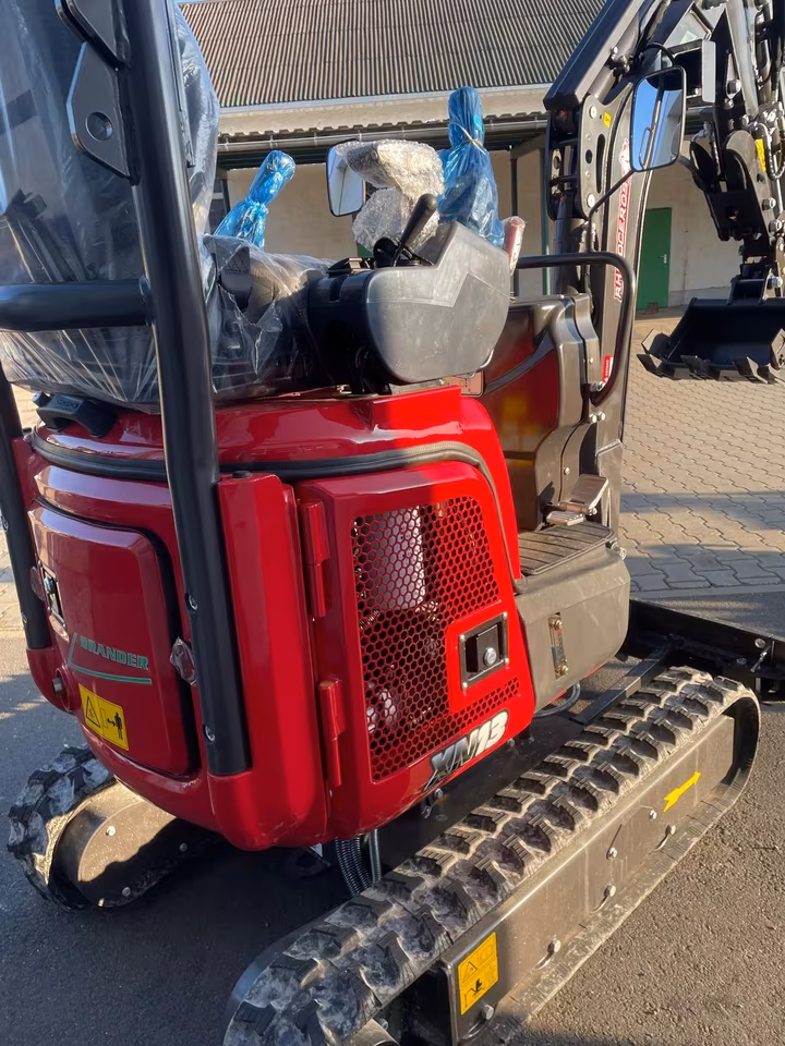 Rhinoceros XN13 Minibagger – Kubota Motor, Schnellwechsler & Baggerdaumen