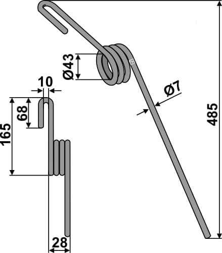 ET10319 Striegelzinken - passend zu Rabe / Pöttinger  90041523