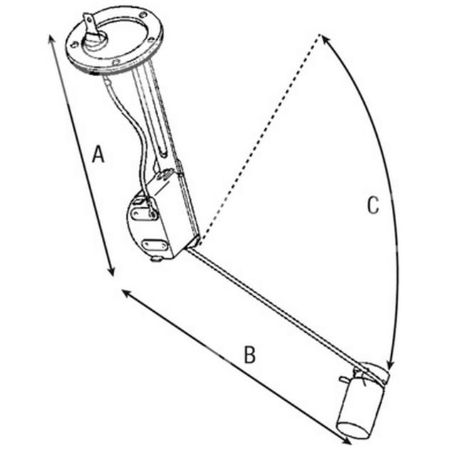 Tankgeber 12V - passend zu Massey Ferguson 1014, 1024