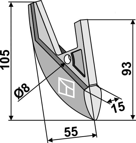 BL29368 Säschar - passend zu Nordsten 25085 / 7002148571 / 36066A