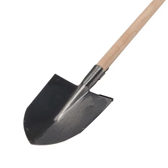 bêche pointue de Lorraine – acier forgé, lame de 25 cm, manche en bois de 100 cm