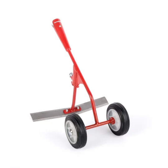Houe à roues avec lame DELTA+ de 180 mm – houe à double roue légère pour un désherbage précis
