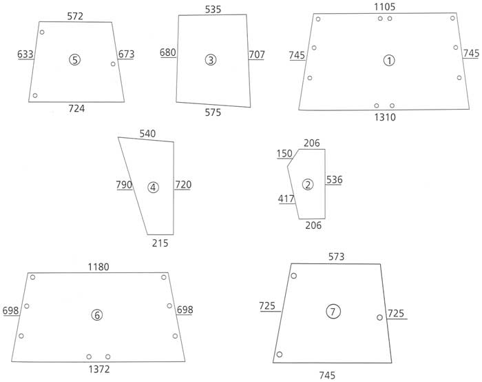 BL16957 Seitenscheibe rechts