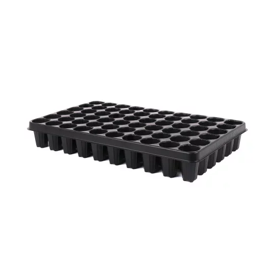QuickPot Aussaatplatte 60 Zellen 47x70 mm – Profi Anzuchtplatte für Tomaten, Paprika, Zucchini & große Gemüsejungpflanzen