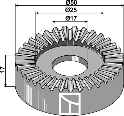 660-112 Klemmverstellscheibe 40 Zähne