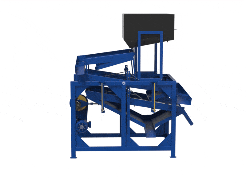 Seed calibrator · 500–600 kg/h · Professional seed cleaner with 200-L container